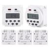 LCD Digital Time Switch Programmable Timer Weekly 17 On & 17 Off Relayator Timer 24VAC DC 110VAC 220VAC Selection Instruction Manual Included (24V)