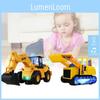 Colorful Electric Excavator Toy With Cool Lights And Music For Kids Fun Playtime