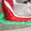 Christmas Sleigh Dog Bed for Cats Festive Cozy Insulated Nest for Winter Holiday Puppy Animal Calming Sleeping Cat Cold Weather Nights Cozy Indoor