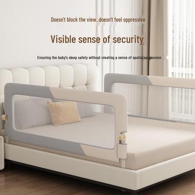 Infant Bedside Safety Rail - Travel-Friendly, Foldable Single Side Barrier
