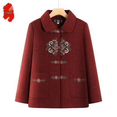 Traditionelle chinesische Tang-Anzugjacke für ältere Frauen