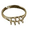 MégaCréa DIY - Multi-ring Rings 18 Mm Brass 2 Pieces