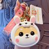Charm Key Ring Shiba Inu Dog Keychain Zipper Change Purse Purse With Keychain Coin Purse Keychain