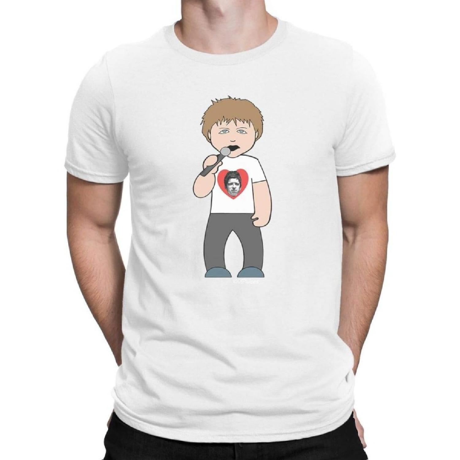 VIPwees, Divinely Uninspired Scotsman, Mens Music Caricature Organic Cotton T-Shirt S