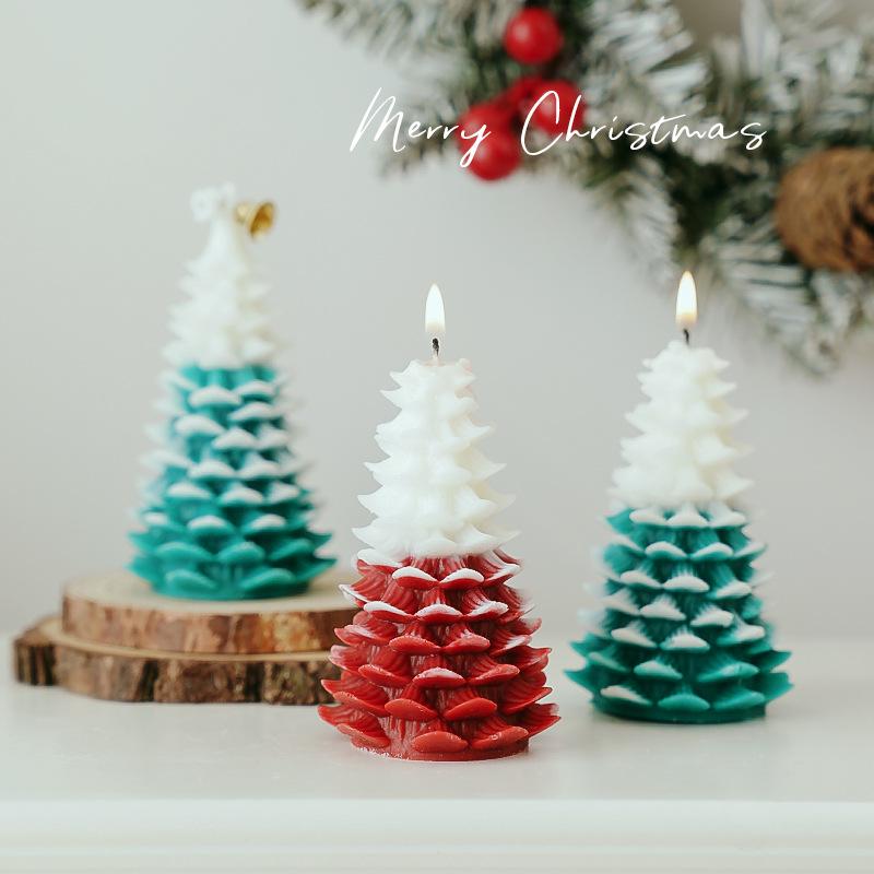 Christmas Tree Candle Gift Box Set - Aromatherapy Ornaments for Birthdays & Parties