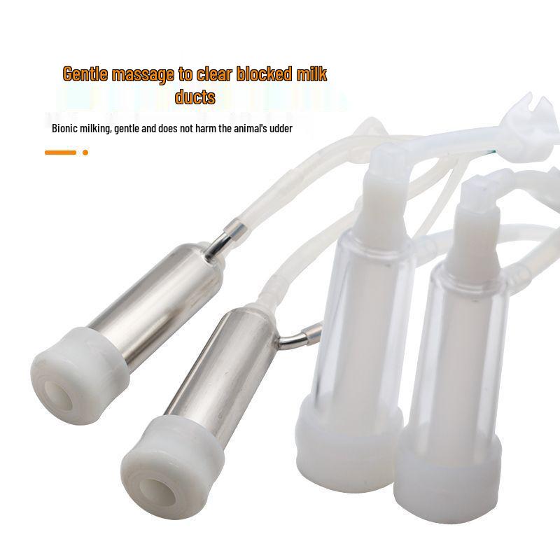 Electric Milking Machine for Cows & Sheep: Pulsating, Speed Adjustable, Fully Automatic, Compact for Home Use