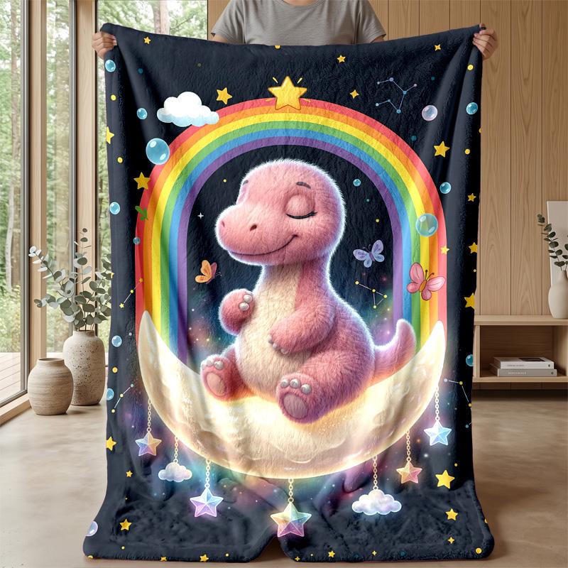 Queen of Pink Clouds Theme blanket Lightweight Warm Flannel Blanket Decorative Throw Blanket for Home Decoration
