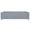 Planter Box Gray 120x80 Cm Solid Pine Wood