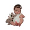 18palcová celotělová silikonová novorozená holčička Bettie realistická znovuzrozená panenka 3D malovaná kůže novorozenecká panenka Bettie