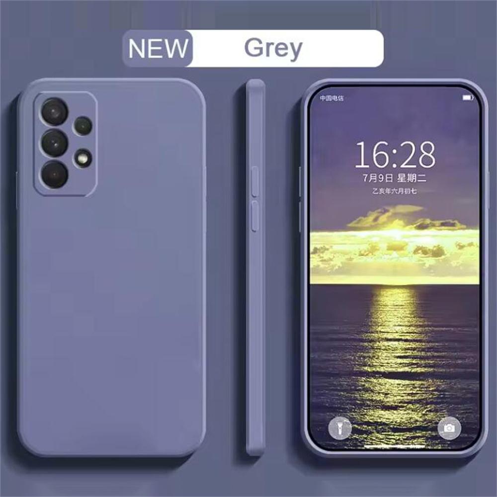 Hot sale TPU Phone Case for Samsung Galaxy A32 A33 A52 A72 4G 5G Shockproof Luxury Liquid Silicone Camera Protective Back Cover
