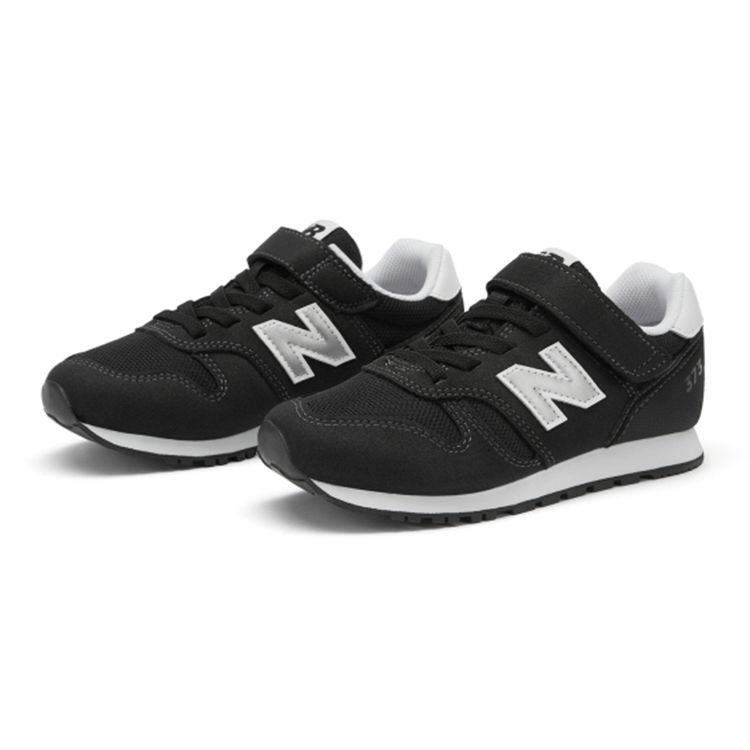 New Balance NB 373 V2 Velcro Anti-Kick Balance Low-Top Casual Shoes Kids sneaker Black YV373KB2