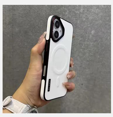 Luxury Matte Leather Magnetic For Magsafe Phone Case For iPhone 16 15 Pro Max 14 13 12 Wireless Charging Shockproof Bumper Cover