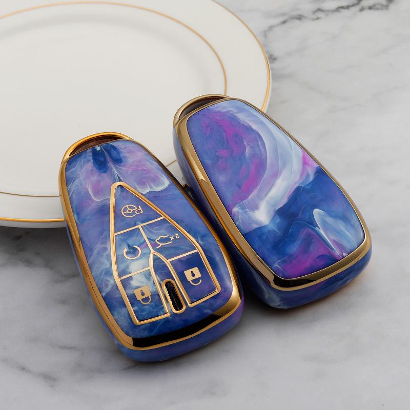 

Compatible Changan CS75 Plus/CS55 Plus/Eado Plus/Oshan X5X7 Key Cover - Full Protection Case with Buckle