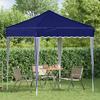 Pop Up Party Tent 195 X 195 X 245 Cm Blue Oxford Fabric