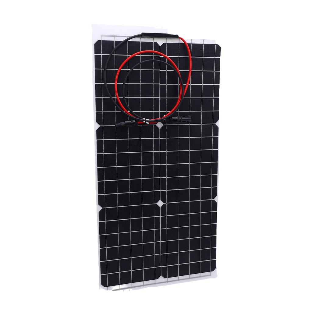 Solar Panel Controller Kit 30W 18V Monocrystalline Silicon Semi Flexible Solar Panel with 12V 24V
