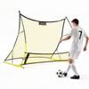 VEVOR Soccer Rebounder Net, 2-in-1 Soccer Goal Rebounder, Thickened Fiberglass Poles Iron Pipe for Control, Passing Practice