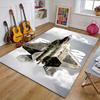 Aircraft Polyester Carpet, Soft Indoor Mat for Office Chair, Living Room, Computer Desk - Decorative Home Office Rug Design