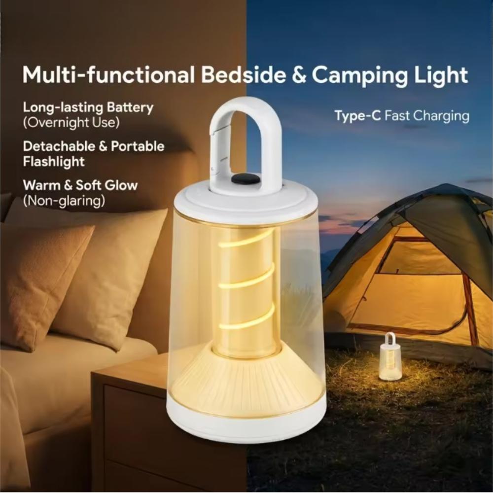 Rechargeable TPYC Camping Lamp Dual-Function Light Source Two-In-One Outdoor Atmosphere Tent Light Camping Night Light