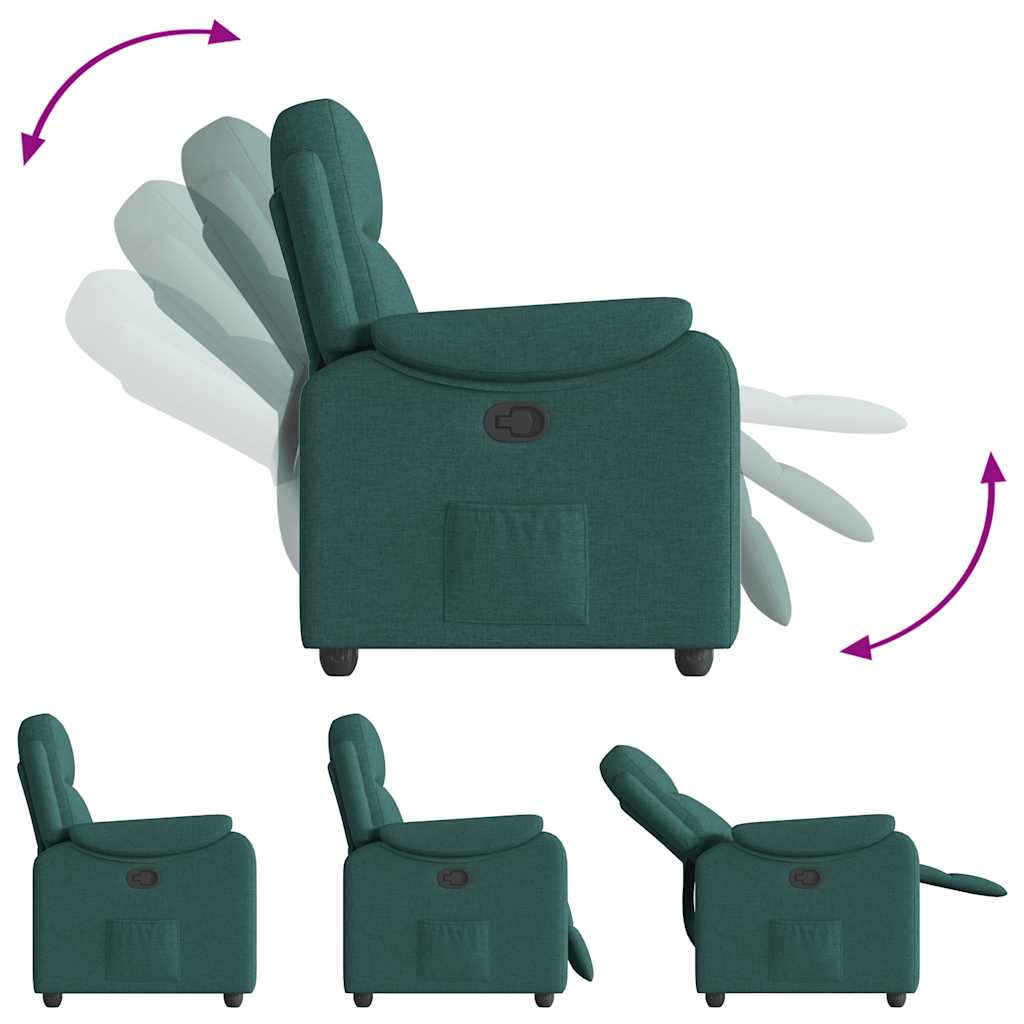 In Dark Green Fabric