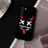 D-Devils-faces-S Phone Case For Samsung S24, S25 22,30,Note20,Lite,Ultra,5G,Plus,FE Black Cover