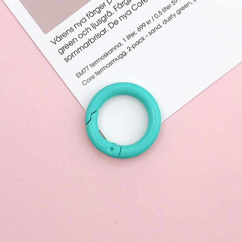 Anelli a Molla Colore Caramella – 25mm Accessori per Gioielli e Portachiavi
