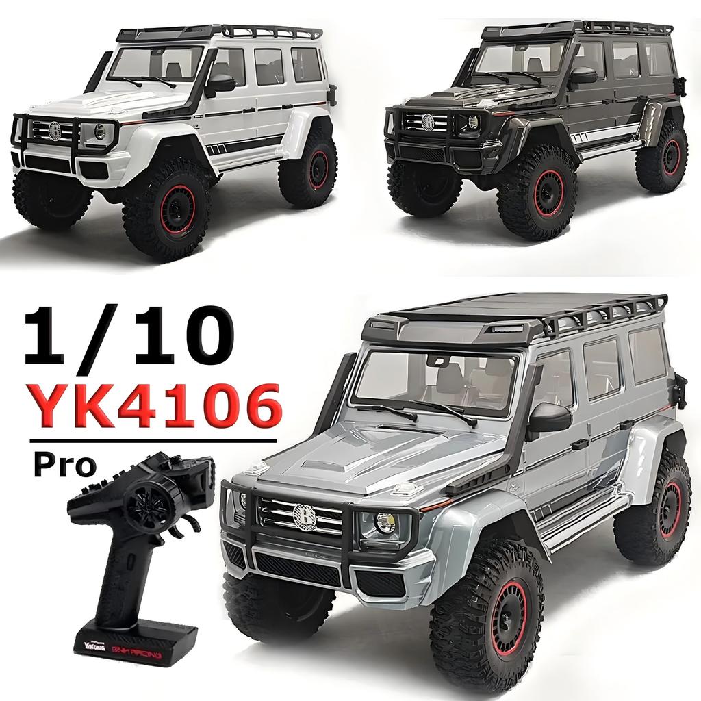 1/10 Yikong Yk4106 Модернізований Альпіністський Модельний Автомобіль з Дистанційним Керуванням Електричний Позашляховик Танкове Керування Автомобіль з Дистанційним Керуванням