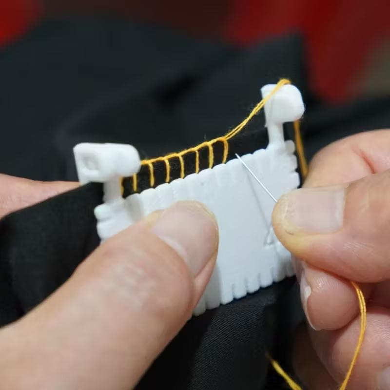 1pc 3D Printed Sewing Clip Durable Plastic Sewing Tool Simple Practical Design Easy Use Beginner Housewife DIY Project Grip