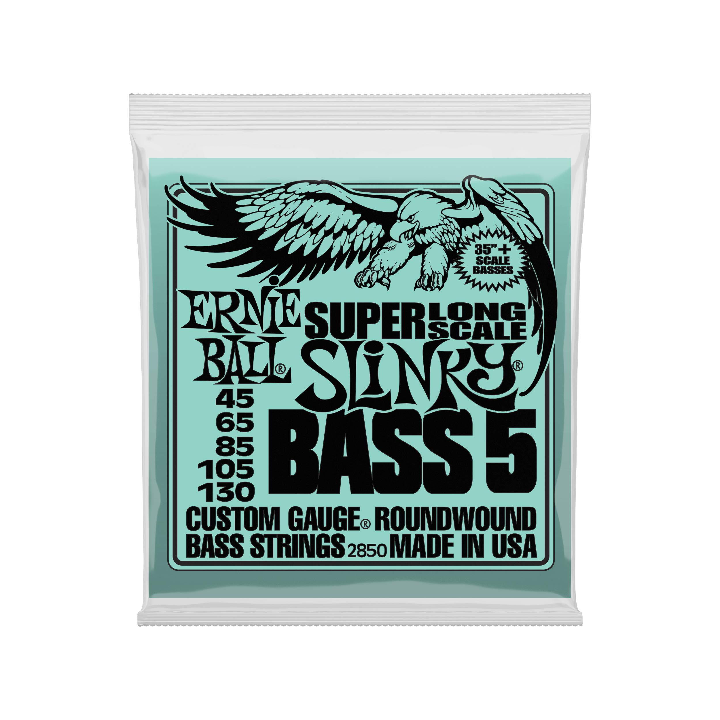 

ERNIE BALL 2850 Длинная басовая струна 5 струн SUPER LONG SCALE SLINKY BASS Slinky [Подлинный продукт] (45-130) 5-СТРУННАЯ