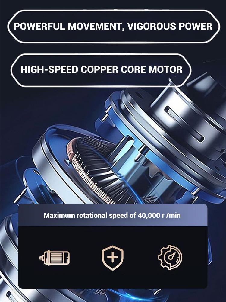 1000W Handheld Fan Electric Air Blower 750g Thrust Stepless Speed Dust Blower Violent Air Gun for Makita 21V Battery(No Battery)