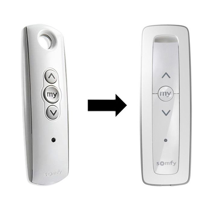 Télécommande - SOMFY - Situo 1 Canal RTS Pure II - Blanc - 1 Canal - 433,42 Mhz