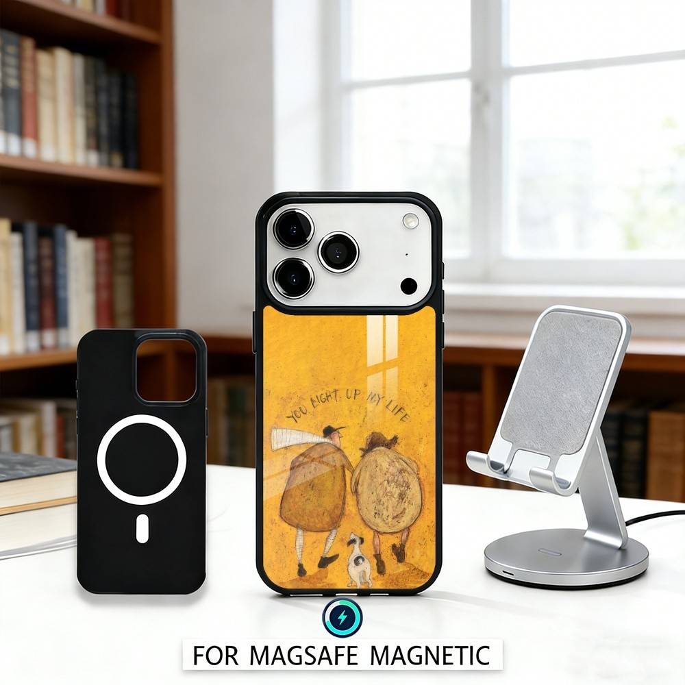 Tiny W-Warm Wit Stories S-Sam Toft Phone Case For iPhone17,16,15,14,13,12,Pro,Max,Magnetic For Magsafe Wireless Charging