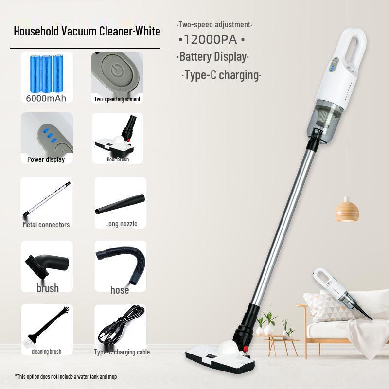 

Компактный мощный беспроводной ручной пылесос для влажной и сухой уборки для дома и домашних животных