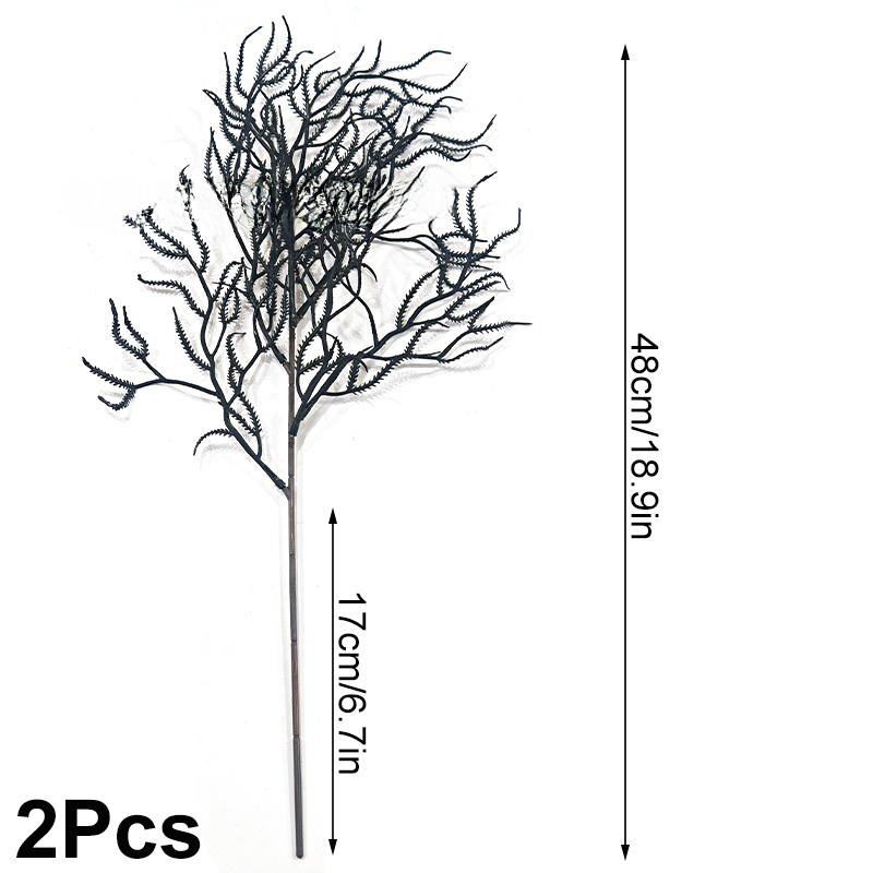 

1 шт. Разные стили Сделай сам Черная серия Аранжировка Реквизит Пластмассовое украшение Цветочная композиция Украшение для вечеринки Хэллоуин 2pcs