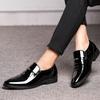 Low Heel Men's Formal Shoes Non Slip Slip-on Footwear Clothing Leather Not Casual High Quality Fashion Suit 39 Social Shoe Male
