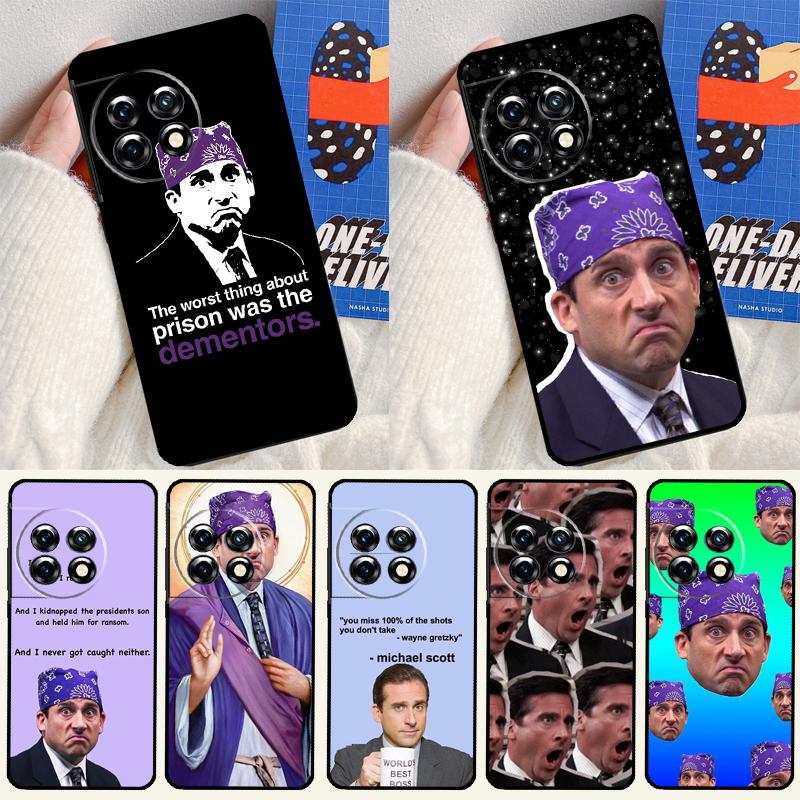 Michael Scott The Office For OnePlus 13 13R 12 12R 11 9 10 Pro 8T 9RT 10T 10R Nord 4 CE 2 3 Lite N20 N30 Phone Case