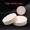2-7 Inch Wool Felt Polishing Pads with Flocking Hook And Loop Back for Sander Stainless Steel Glass Mirror Polishing Wheel