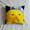 Cushion Cover Cute Earth Soft Case For Sofa Living Cat Room Home Comfortable Office Decor Space Protective Pillow Covers
