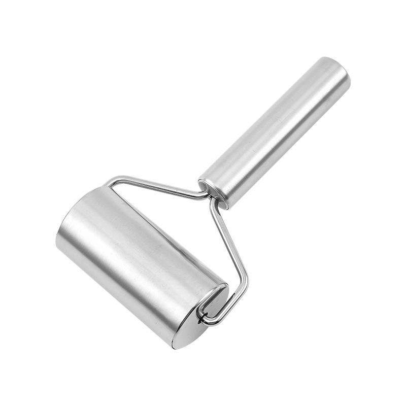 Baking Pressing Stick Stainless Steel Double Headed Flour Stick Multifunctional T-shaped Rolling Pin Dumpling Skin Rolling Pin