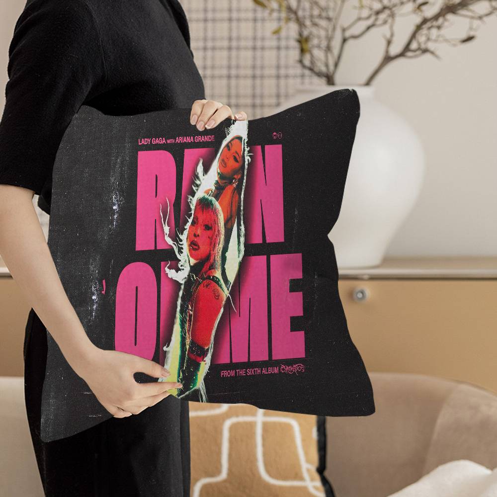 Singer L-Lady G-Gaga Pillow Anime Pillow Sofa Bed Head Pillow Cover Cushion Cover 45x45 cm Fashion
