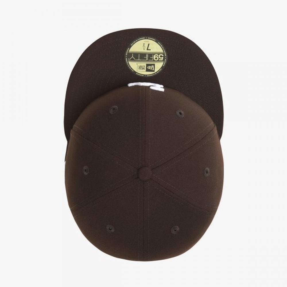 Czapka New Era Mlb La Dodgers Fitted Cap Burnt Wood