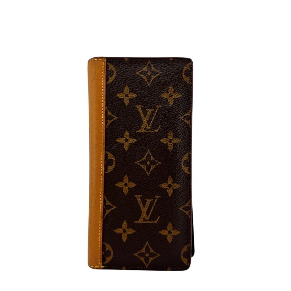LOUIS VUITTON M69029 Monogram leather Portefeuille Blaza NM Purse Brown leather Used