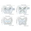 New Bowknot Aromatherapy Candle Mold Butterfly 3D Storage Tray Plaster Mold Reusable DIY Silicone Mold Home Decor