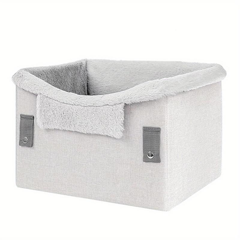 Deluxe Oxford Fabric Dog Car Seat - Portable & Washable Pet Travel Kennel for Small to Medium Breeds