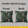 Tiger Canopy square Jacquard Pillow Cover for Sofa Office Waist Cushion Cover Home Decorative Pillowcase