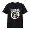 Heet Vintage Gutalax Band Print Zwart T-shirt Alle Maten Beschikbaar vintage Gewassen mode Elastisch grafisch Top Voor Dagelijks Gebruik