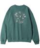KULTE Swirl Logo Crewneck D.Green