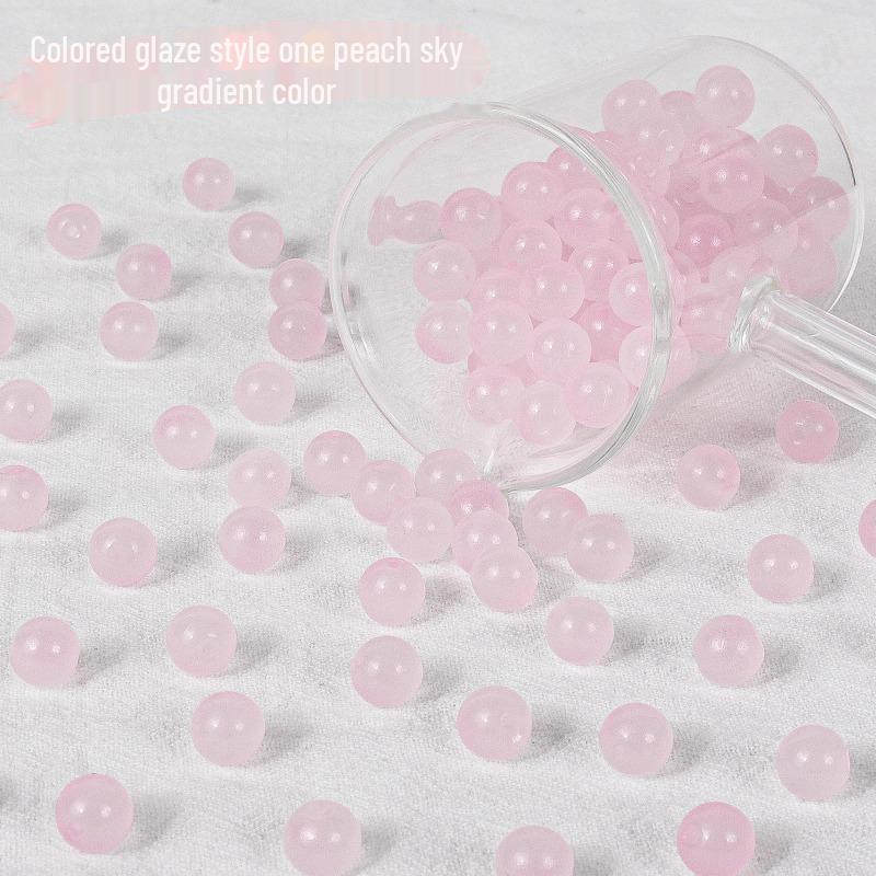 8mm Jade Glass Flower Beads for DIY Bracelets and Accessories