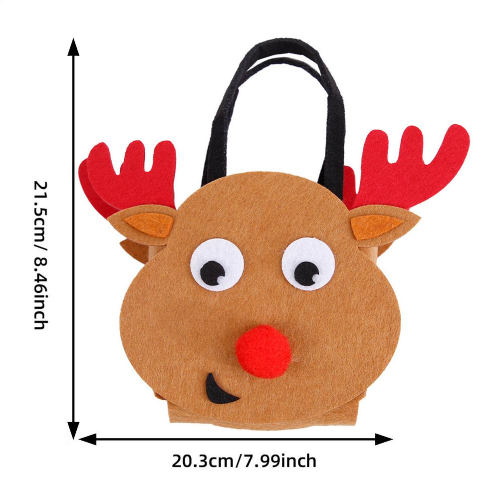 Christmas Favor Bags 2 Pieces Seasonal Favor Pouches Festive Snack Pouches For Kids Christmas Office Candy Chocolate Snack