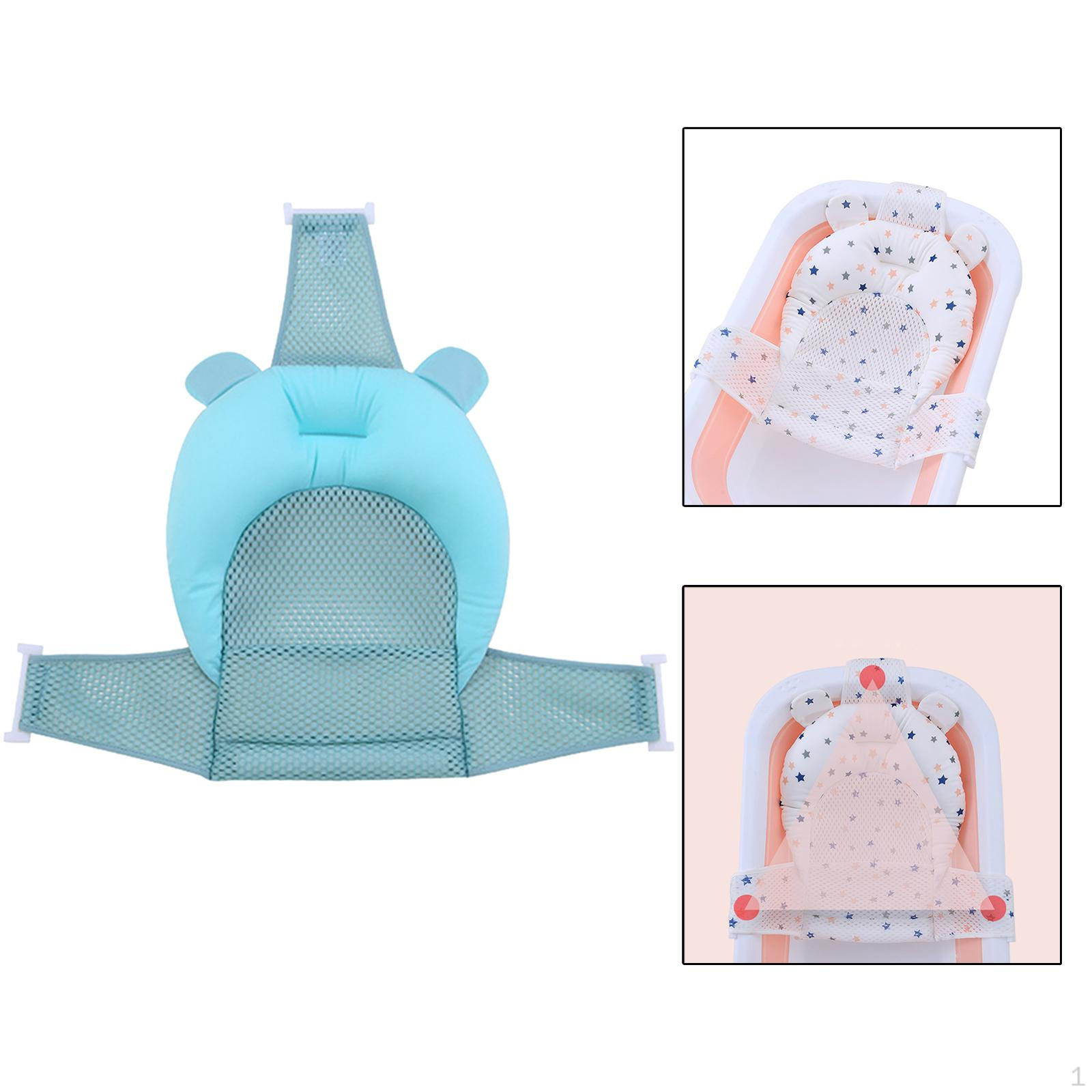 

Baby Bath Pad Infant Support Seat Floating Bathing Tub for 0-12M Green