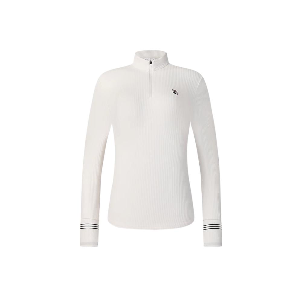 

New FILA TENNIS Knitwear Women s Starlight White A11W513215F-WT 170/88A/L